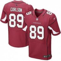 Nike Arizona Cardinals -89 Carlson Jersey Red Elite Home Jersey