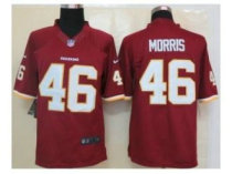 NEW Washington Redskins -46 Alfred Morris Burgundy Red Jersey(Limited)