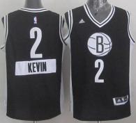 Brooklyn Nets -2 Kevin Garnett Black 2014-15 Christmas Day Stitched NBA Jersey