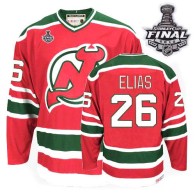 New Jersey Devils -26 Patrik Elias 2012 Stanley Cup Finals Red Green CCM Team Classic Stitched NHL J