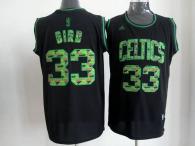 Boston Celtics -33 Larry Bird Black Camo Fashion Stitched NBA Jersey