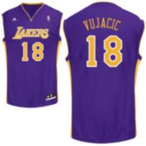 Los Angeles Lakers -18 Sasha Vujacic Stitched Purple NBA Jersey