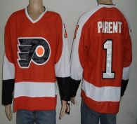 Philadelphia Flyers -1 Bernie Parent Orange Stitched NHL Jersey