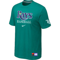 Tampa Bay Rays Green Nike Short Sleeve Practice T-Shirt