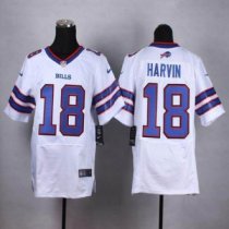 Nike Buffalo Bills -18 Percy Harvin White Stitched NFL New Elite Jersey