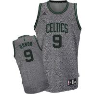 Boston Celtics -9 Rajon Rondo Grey Static Fashion Stitched NBA Jersey
