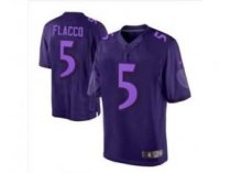 NEW jerseys baltimore ravens -5 joe flacco purple(Drenched Limited)