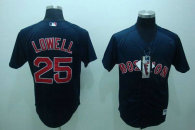 Boston Red Sox #25 Mike Lowell Stitched Dark Blue MLB Jersey