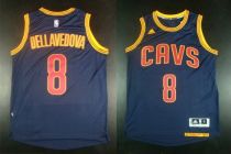 Revolution 30 Cleveland Cavaliers -8 Matthew Dellavedova Navy Blue CavFanatic Stitched NBA Jersey