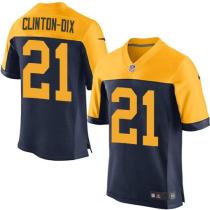 Nike Green Bay Packers #21 Ha Ha Clinton-Dix Navy Blue Alternate Men's Stitched NFL New Elite Jersey