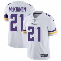 Nike Vikings -21 Jerick McKinnon White Stitched NFL Vapor Untouchable Limited Jersey