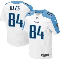 Nike Titans -84 Corey Davis White Stitched NFL Elite Jersey