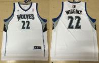 Revolution 30 Minnesota Timberwolves -22 Andrew Wiggins White Stitched NBA Jersey