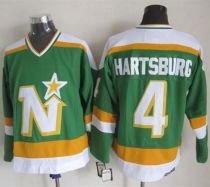Dallas Stars -4 Craig Hartsburg Stitched Green CCM Throwback NHL Jersey