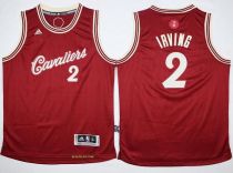Cleveland Cavaliers #2 Kyrie Irving Red 2015-2016 Christmas Day Stitched Youth NBA Jersey