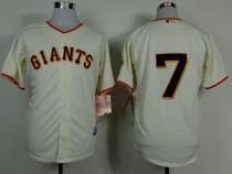 San Francisco Giants #7 Gregor Blanco Cream Home Cool Base Stitched MLB Jersey