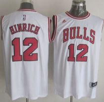 Chicago Bulls -12 Kirk Hinrich White Stitched NBA Jersey