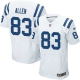 Nike Indianapolis Colts #83 Dwayne Allen White Men's Stitched NFL Elite Jersey