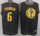 Dallas Mavericks -6 Tyson Chandler Black Precious Metals Fashion Stitched NBA Jersey