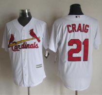 St Louis Cardinals #21 Allen Craig White New Cool Base Stitched MLB Jersey