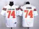 Nike Cleveland Browns -74 Cameron Erving White Stitched NFL New Elite Jersey