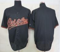 Baltimore Orioles Blank Black Fashion Stitched MLB Jersey