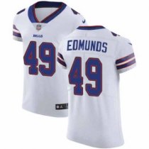 Nike Bills -49 Tremaine Edmunds White Stitched NFL Vapor Untouchable Elite Jersey