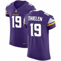 Nike Vikings -19 Adam Thielen Purple Team Color Stitched NFL Vapor Untouchable Elite Jersey