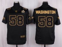 Nike Arizona Cardinals -58 Daryl Washington Pro Line Black Gold Collection Men's Stitched NFL Elite