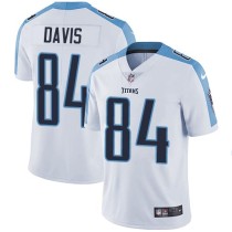 Nike Titans -84 Corey Davis White Stitched NFL Vapor Untouchable Limited Jersey