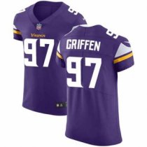 Nike Vikings -97 Everson Griffen Purple Team Color Stitched NFL Vapor Untouchable Elite Jersey