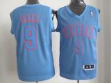 Oklahoma City Thunder -9 Serge Ibaka Blue Big Color Fashion Stitched NBA Jersey