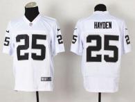 Nike Oakland Raiders #25 DJ Hayden White Men's Stitched NFL Elite Jersey