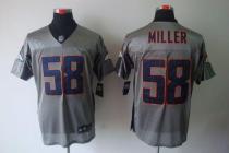 Nike Denver Broncos #58 Von Miller Grey Shadow Men's Stitched NFL Elite Jersey