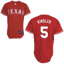Texas Rangers #5 Ian Kinsler Stitched Red MLB Jersey