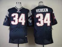 Nike New England Patriots -34 Shane Vereen Navy Blue Team Color Mens Stitched NFL Elite Jersey