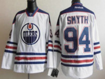 Edmonton Oilers -94 Ryan Smyth White Stitched NHL Jersey