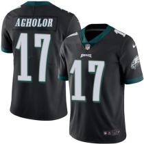 Nike Eagles -17 Nelson Agholor Black Stitched NFL Color Rush Limited Jersey