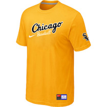 Chicago White Sox  Nike  Away Practice T-Shirt Yellow