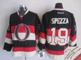Autographed Ottawa Senators -19 Jason Spezza Black Third Stitched NHL Jersey
