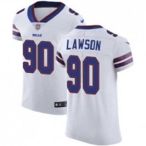 Nike Bills -90 Shaq Lawson White Stitched NFL Vapor Untouchable Elite Jersey