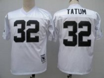 Mitchell and Ness Raiders -32 Jack Tatum White Stitched Throwback NFL Jersey