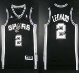 Revolution 30 San Antonio Spurs -2 Kawhi Leonard Black Stitched NBA Jersey