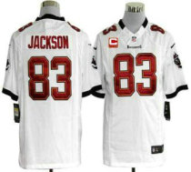 Nike Buccaneers -83 Vincent Jackson White With C Patch Stitched NFL Game Jersey