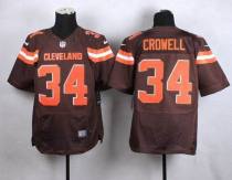 Nike Cleveland Browns -34 Isaiah Crowell Brown Team Color Stitched NFL New Elite jersey