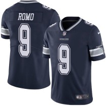 Nike Cowboys -9 Tony Romo Navy Blue Team Color Stitched NFL Vapor Untouchable Limited Jersey