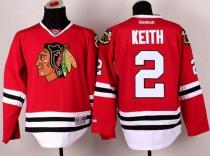 Chicago Blackhawks -2 Duncan Keith Stitched Red NHL Jersey