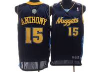 Denver Nuggets -15 Carmelo Anthony Stitched Dark Blue NBA Jersey