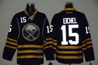 Buffalo Sabres -15 Jack Eichel Navy Blue Reflective Version Stitched NHL Jersey