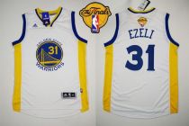 Revolution 30 Golden State Warriors -31 Festus Ezeli White The Finals Patch Stitched NBA Jersey
